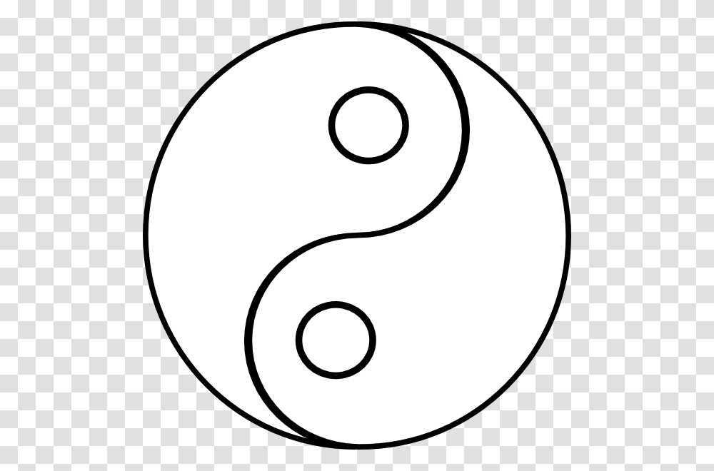 Blank Yin Yang Clip Art, Number, Logo Transparent Png