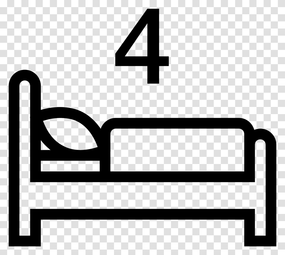 Blanket Vector Bed Drawing Icons Four Beds, Gray, World Of Warcraft Transparent Png
