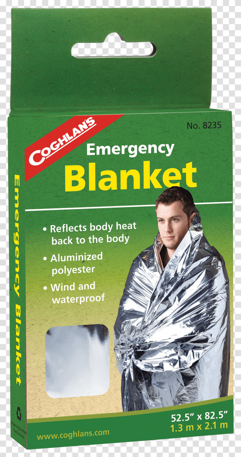 Blankets Coghlans Emergency Blanket, Poster, Advertisement, Person, Flyer Transparent Png