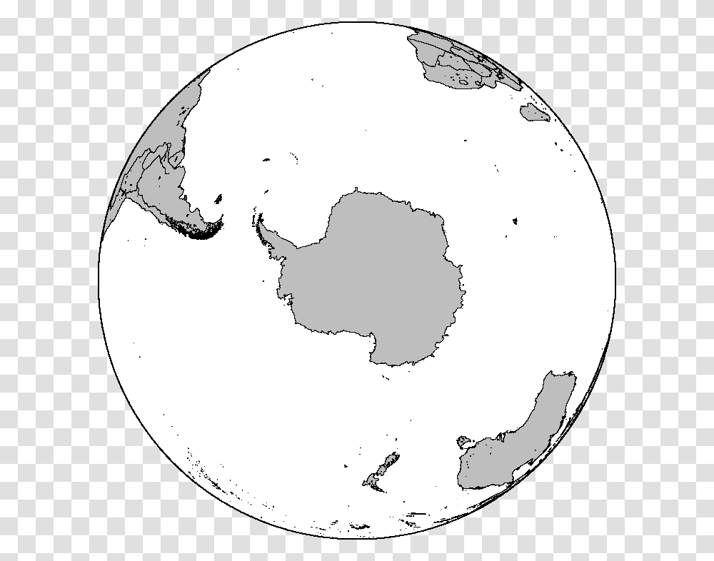 Blankmap Ao 090s South Pole South Pole, Outer Space, Astronomy, Universe, Planet Transparent Png