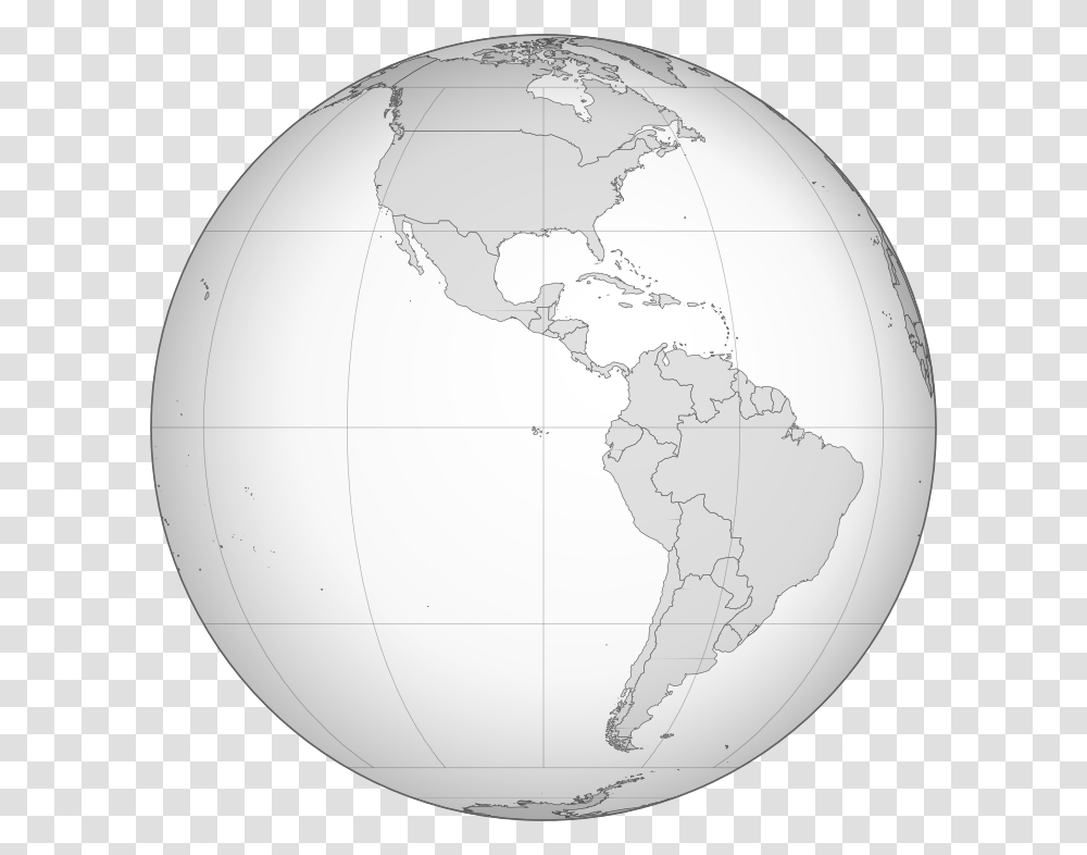 Blankmap Ao 090w Americas Map, Outer Space, Astronomy, Universe, Planet Transparent Png