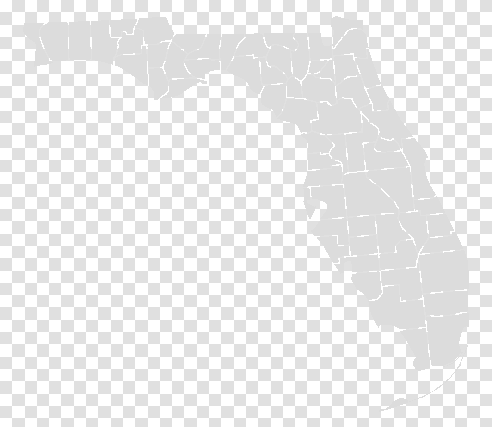 Blankmap Florida Counties Blank Map Of Florida, Diagram, Plot, Atlas Transparent Png