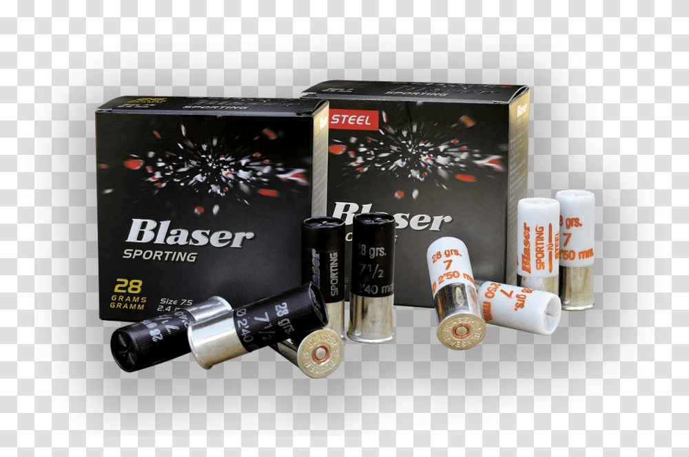 Blaser Sporting Shotshells Are Available With Both, Weapon, Ammunition, Camera, Electronics Transparent Png