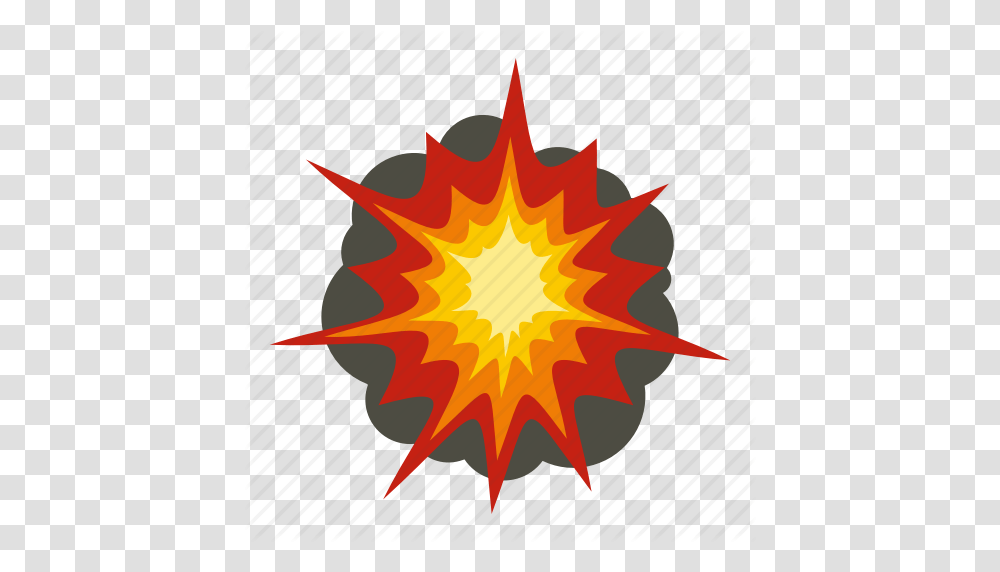 Blast Bomb Boom Burst Effect Explode Fire Explosion Icon, Leaf, Plant, Tree Transparent Png
