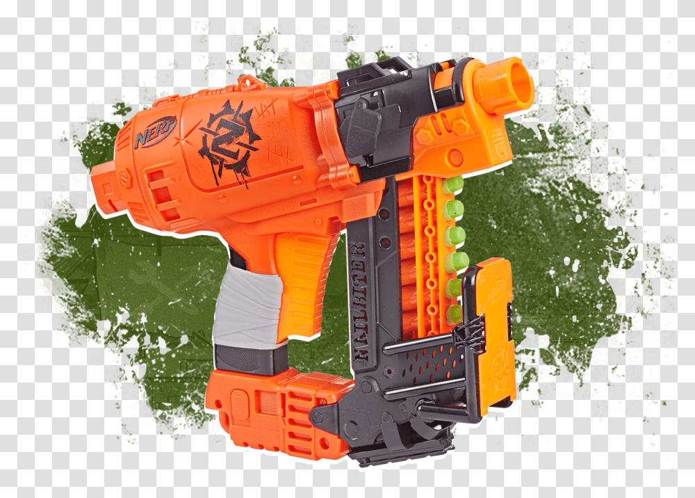 Blaster Nerf Zombie Strike 2019, Toy, Water Gun, Power Drill, Tool Transparent Png