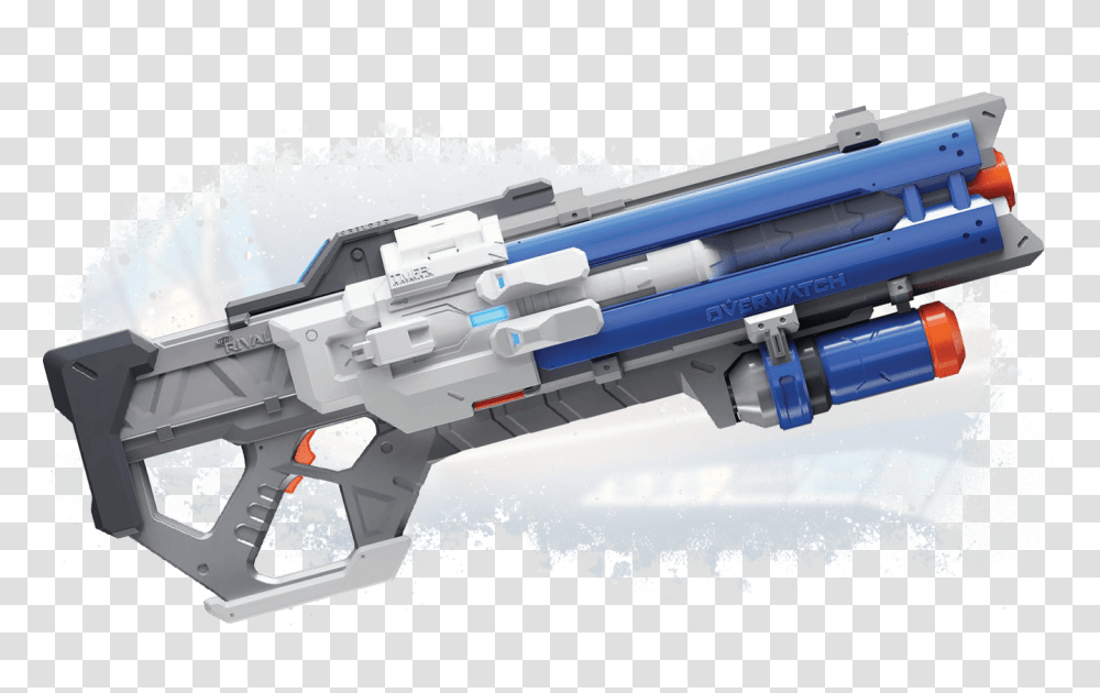 Blaster Overwatch Nerf Rival, Gun, Weapon, Weaponry, Transportation Transparent Png