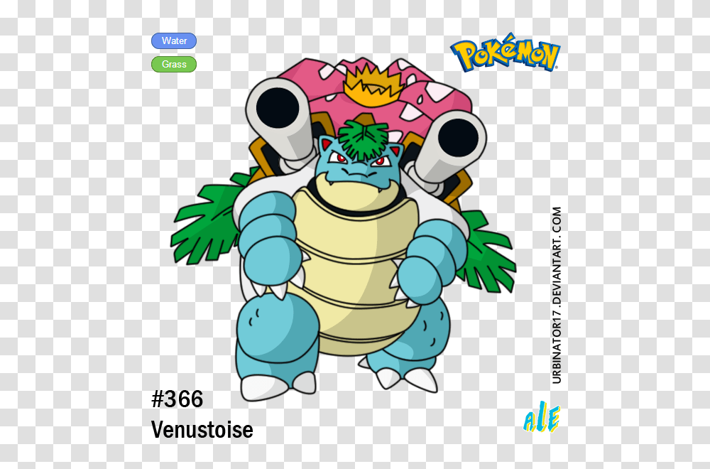 Blastoise Venusaur And Venustoise, Number Transparent Png