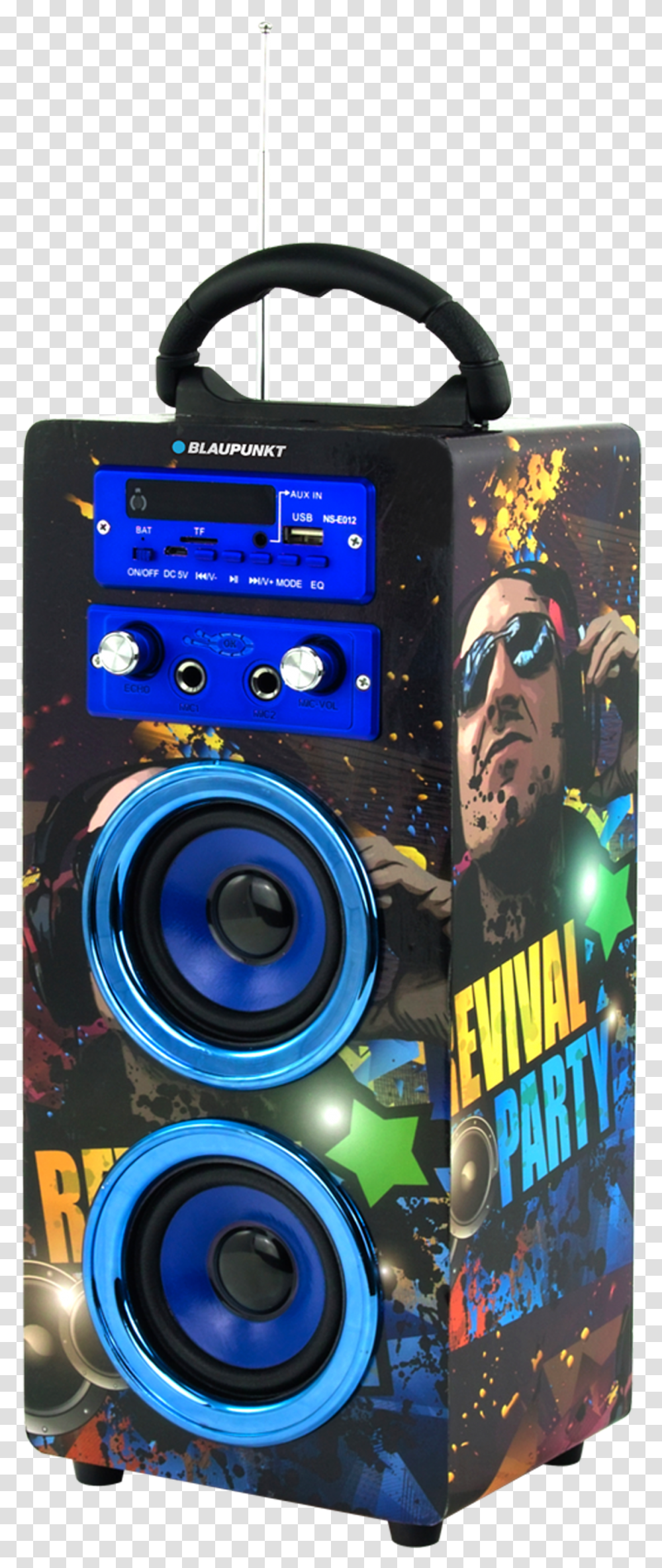 Blaupunkt Portable Bluetooth Speaker Transparent Png