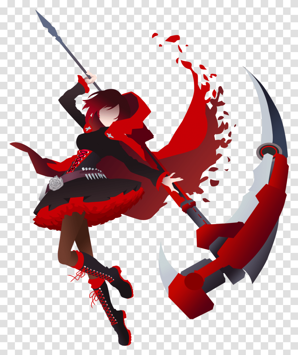 Blazblue Ruby Rose, Hook, Person, Human, Claw Transparent Png