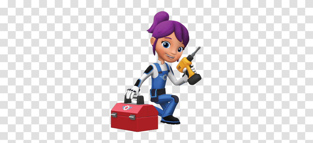 Blaze And The Monster Machines Gabby With Toolbox, Person, Human, Toy, People Transparent Png