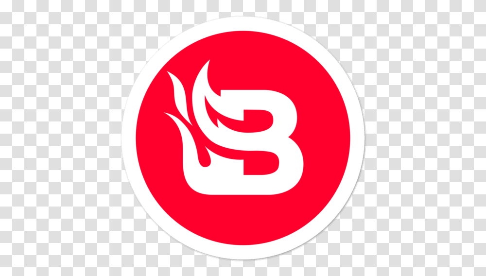 Blaze Media Icon Red Sticker Language, Logo, Symbol, Trademark, Ketchup Transparent Png