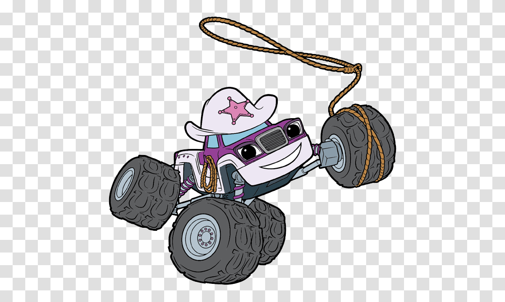 Blaze Monster Machine Starla, Lawn Mower, Tool, Buggy, Vehicle Transparent Png