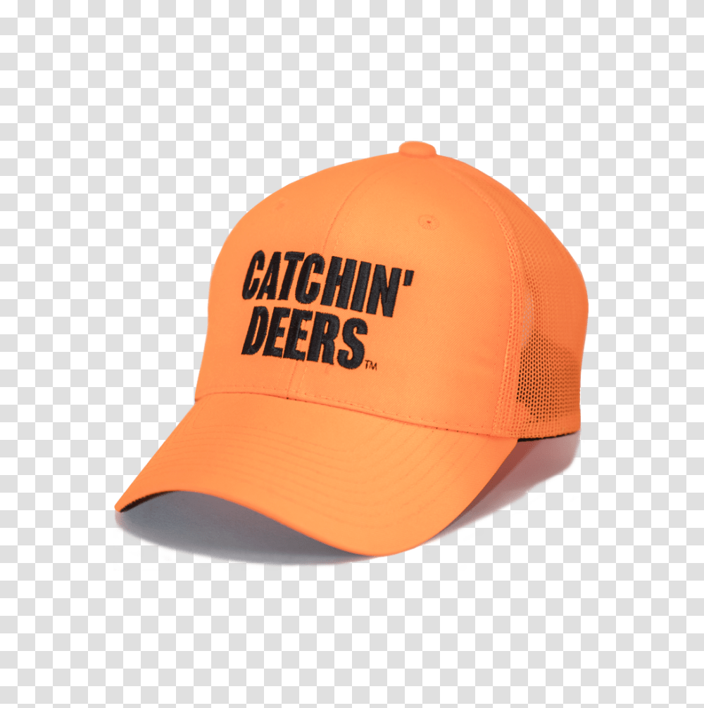 Blaze Orange Meshback Hat, Apparel, Baseball Cap Transparent Png