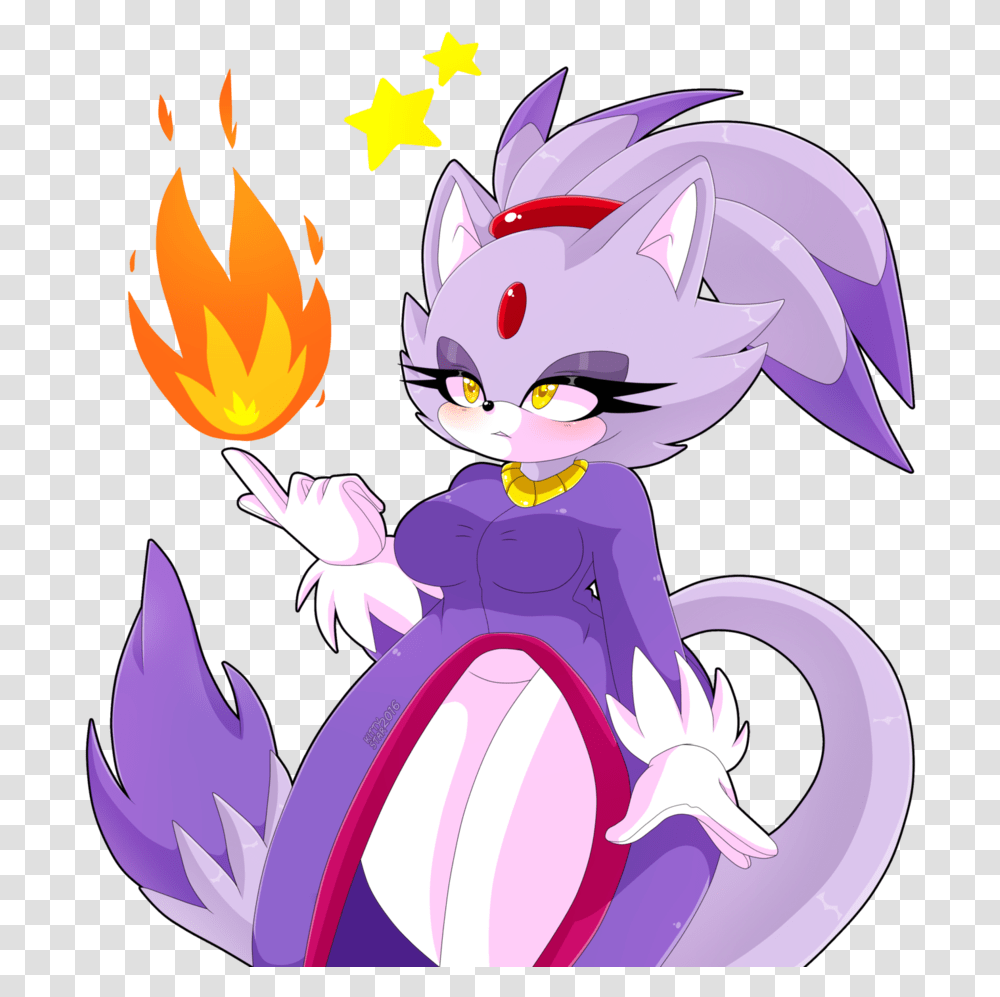 Blazie The Beautiful Kitty Thicc Blaze The Cat, Flame, Fire Transparent Png