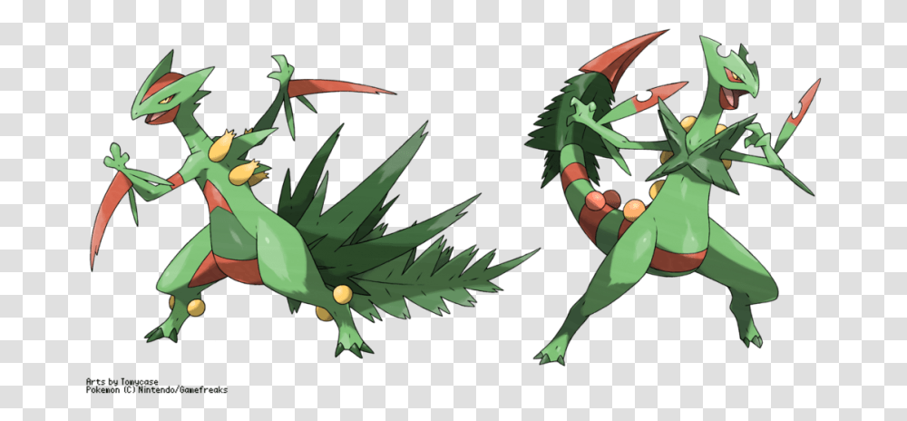 Blaziken Coloring Pages Mega Sceptile, Dragon, Plant, Weed, Bird Transparent Png