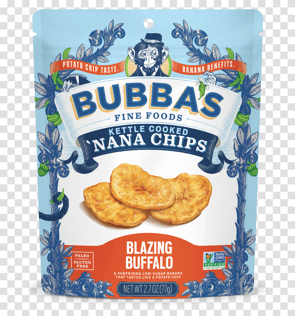Blazing Buffalo Nana Chips Bubba's Fine Foods Snack Mix, Bread, Cracker, Bagel, Toast Transparent Png