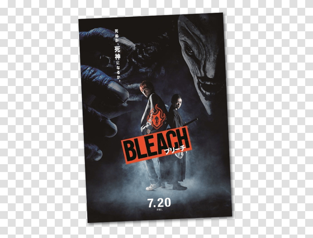 Bleach 2018 Movie Poster, Advertisement, Person, Ninja, Hand Transparent Png