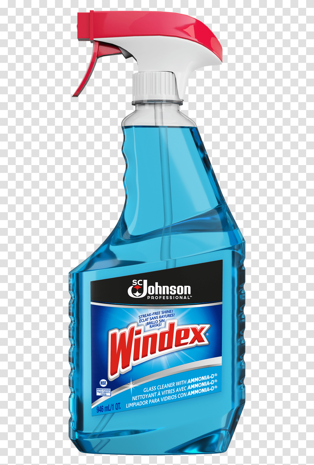 Bleach Clipart Windex Windex Bottle, Cosmetics, Beverage, Drink, Aftershave Transparent Png