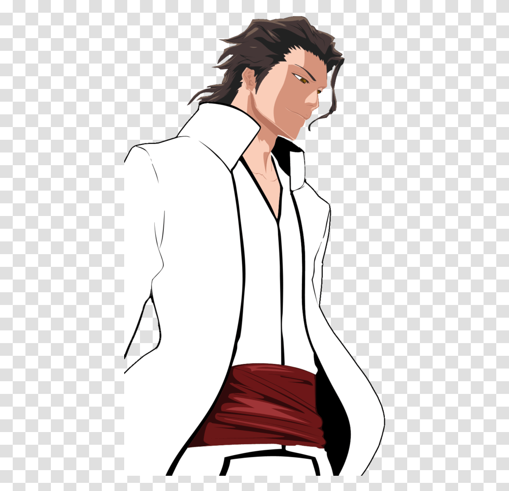 Bleach Hd Wallpapers Background Images Wallpaper Sosuke Aizen Background, Clothing, Apparel, Shirt, Person Transparent Png