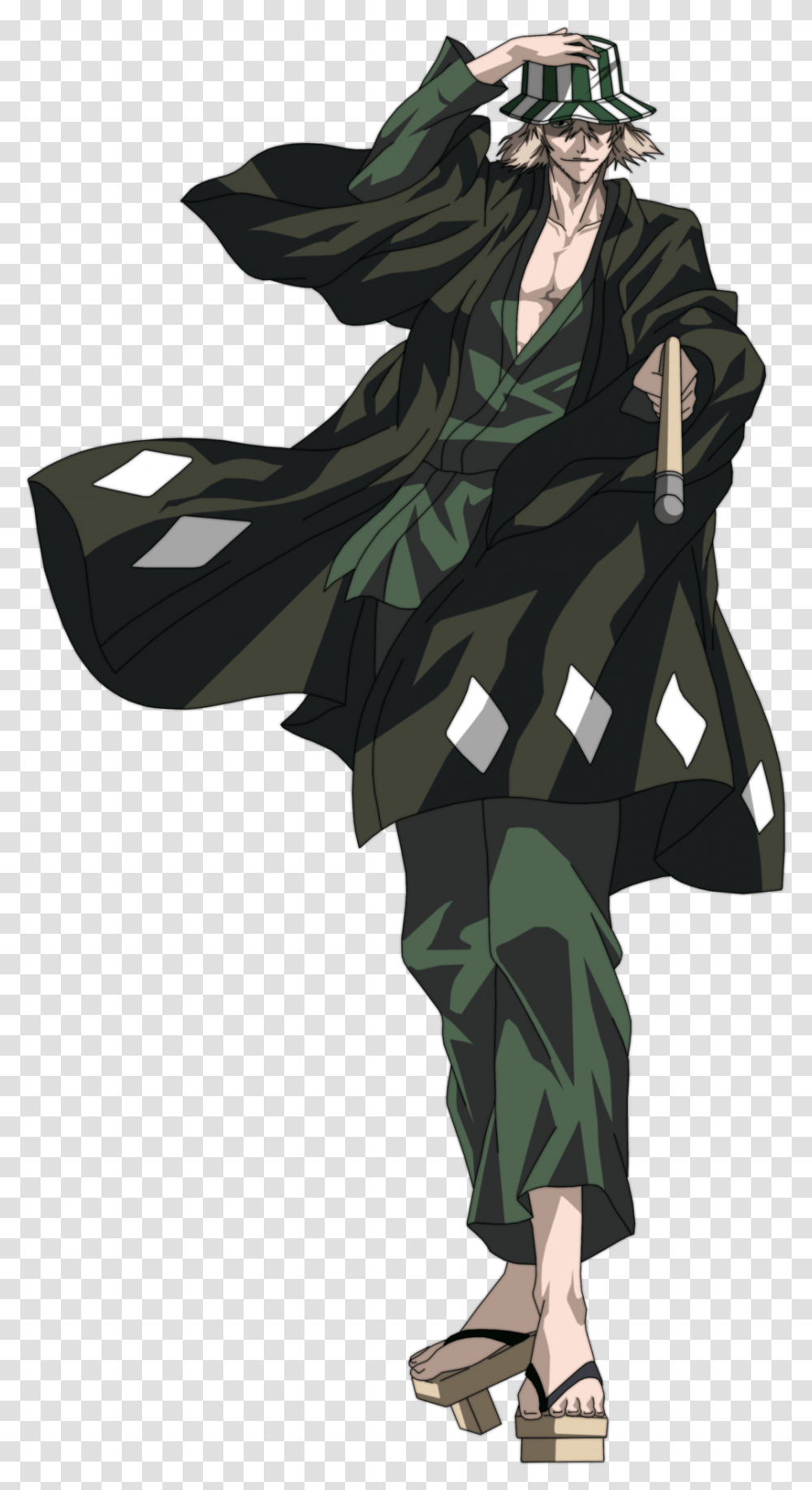 Bleach Kisuke Urahara, Person, Military Uniform, Comics Transparent Png