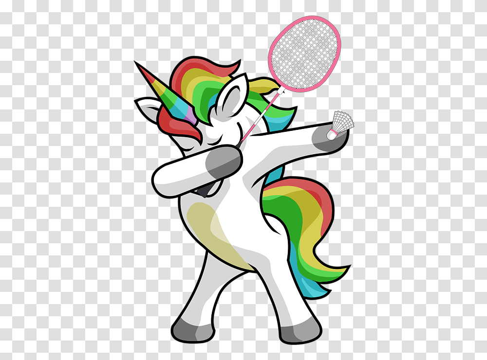 Bleed Area May Not Be Visible Dabbing Unicorn Basketball, Sport, Sports, Racket, Tennis Racket Transparent Png