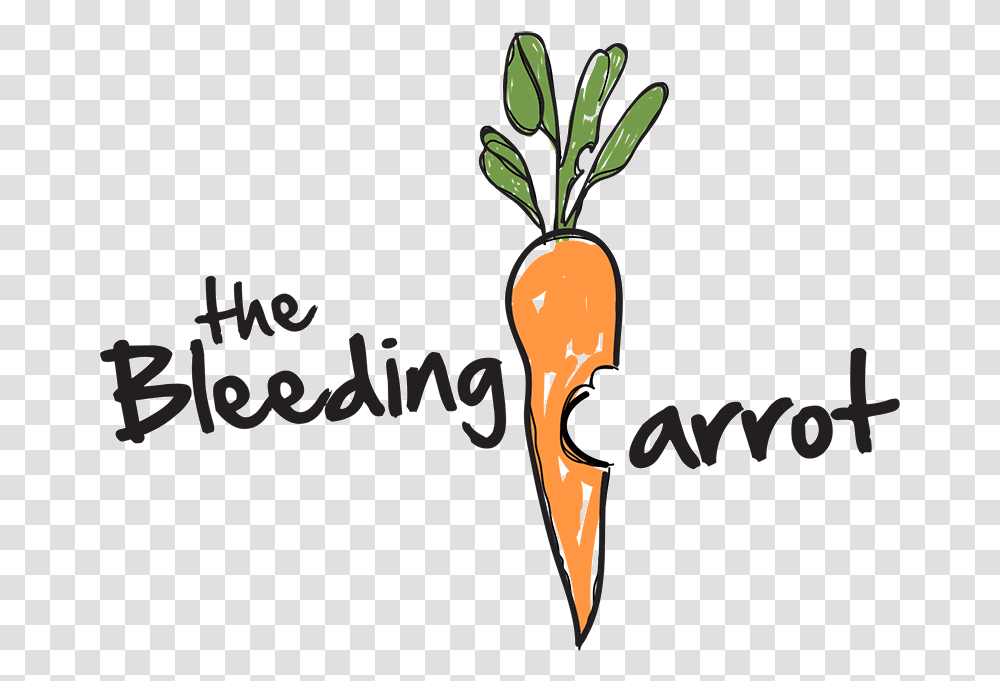 Bleeding Carrot Logo, Plant, Vegetable, Food, Root Transparent Png