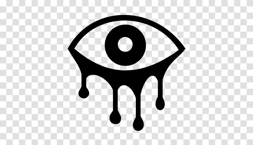 Bleeding Eye Icon Free Of Game Icons, Gray, World Of Warcraft Transparent Png