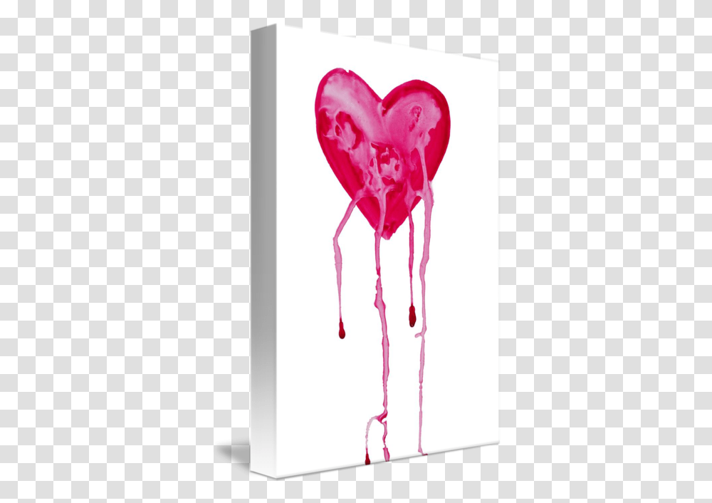 Bleeding Heart By Michal Boubin Heart, Flamingo, Bird, Animal, Bathing Cap Transparent Png