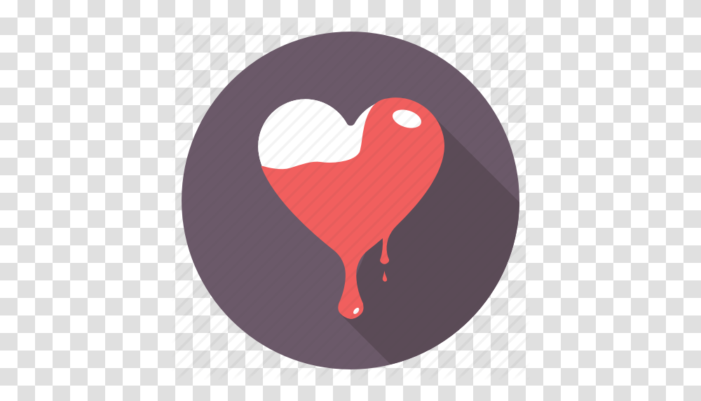 Bleeding Heart Crazy Love Dripping Heart Emotions Passion Icon, Ball, Balloon, Sweets, Food Transparent Png