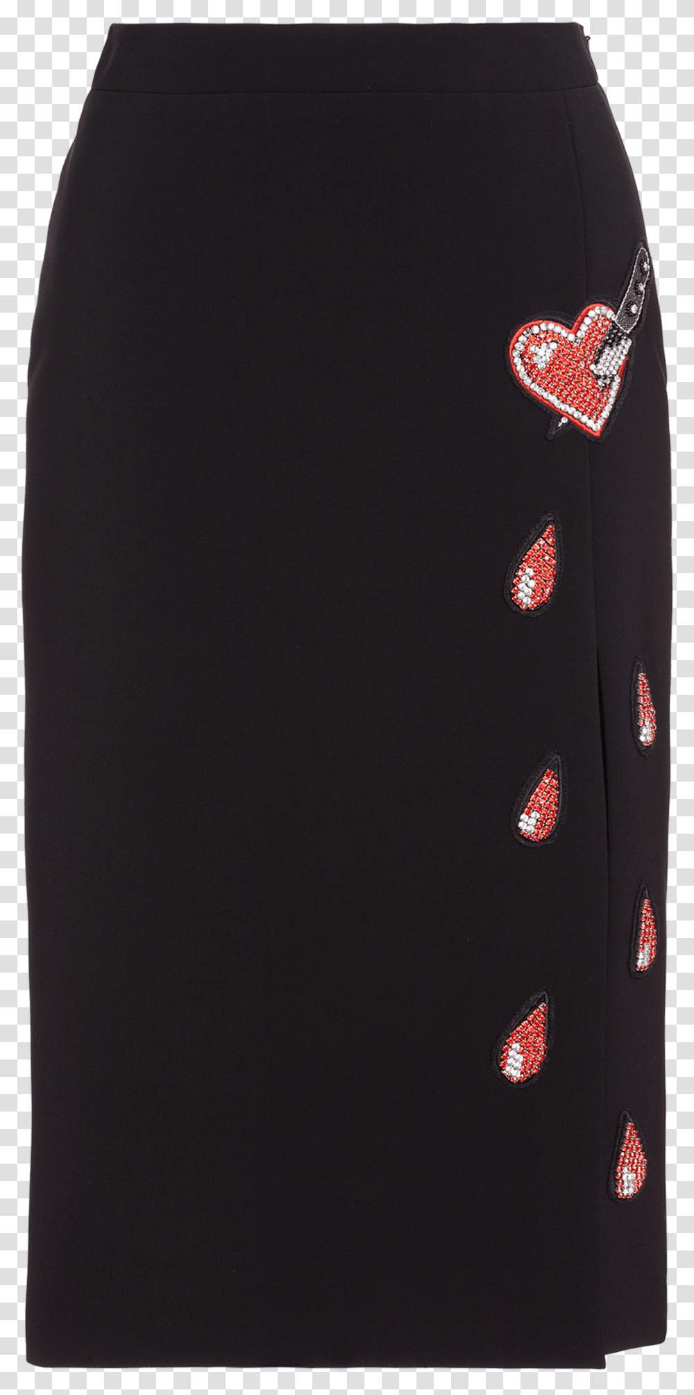 Bleeding Heart Crepe Skirt Pencil Skirt, File Binder, File Folder, Clothing, Apparel Transparent Png