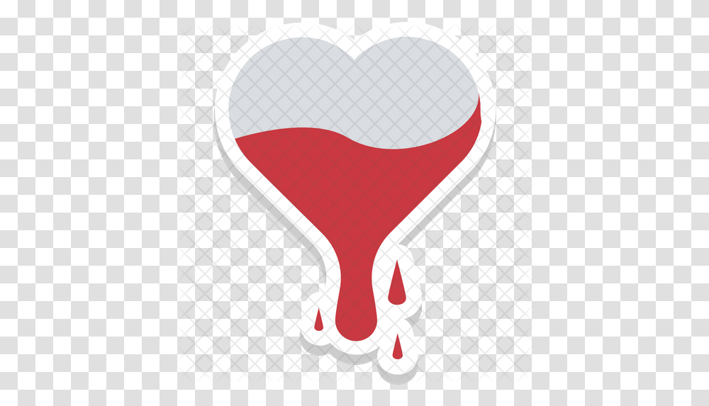 Bleeding Heart Icon Of Colored Outline Sign, Hot Air Balloon, Aircraft, Vehicle, Transportation Transparent Png
