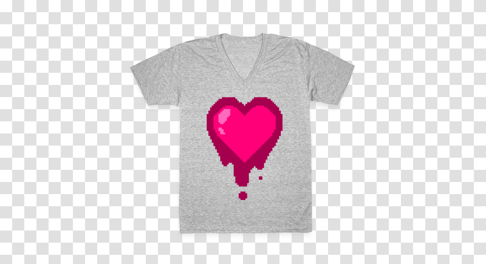 Bleeding Heart V Neck Tee Shirts Lookhuman, Apparel, T-Shirt, Sleeve Transparent Png