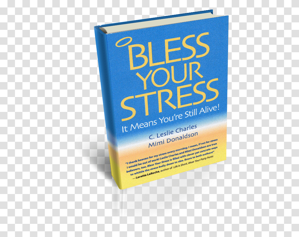 Bless Your Stress Book 3d Book Cover, Bottle, Cosmetics, Sunscreen Transparent Png