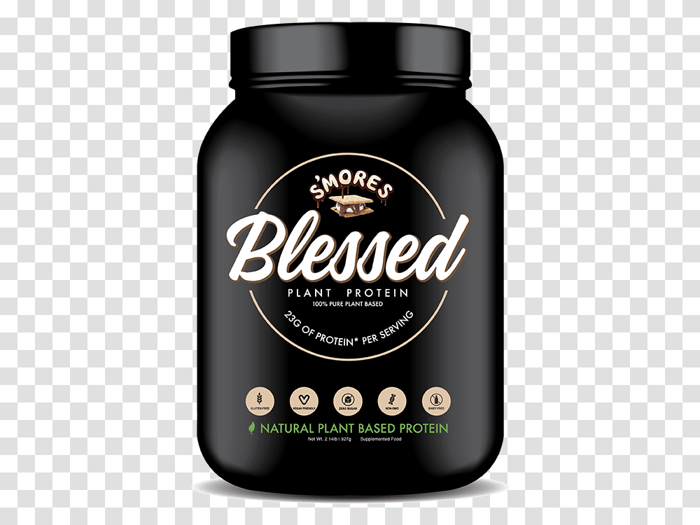 Blessed Protein S Mores 30 Svs Chocolate, Stout, Beer, Alcohol, Beverage Transparent Png