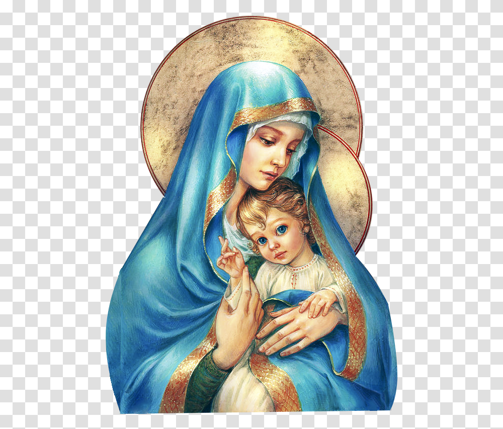 Blessed Virgin Mary, Painting, Person, Human Transparent Png