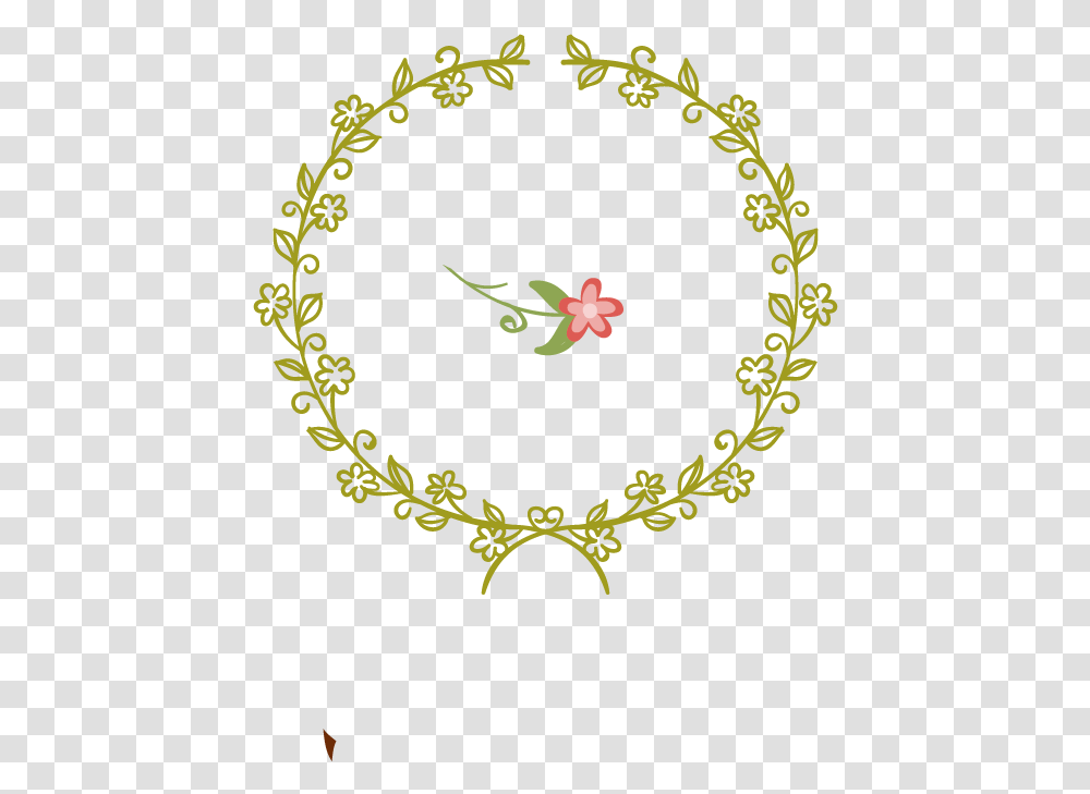 Blessed Wreath Monogram Svg, Floral Design, Pattern Transparent Png