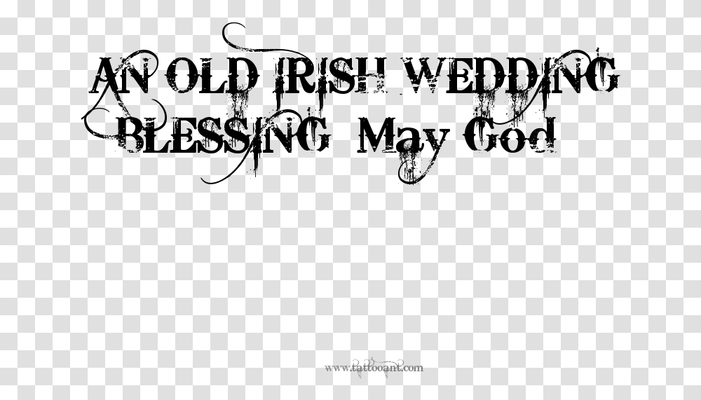 Blessing May Good Nice Irish Word Art Tattoo Blessing Word, Gray, World Of Warcraft, Final Fantasy Transparent Png