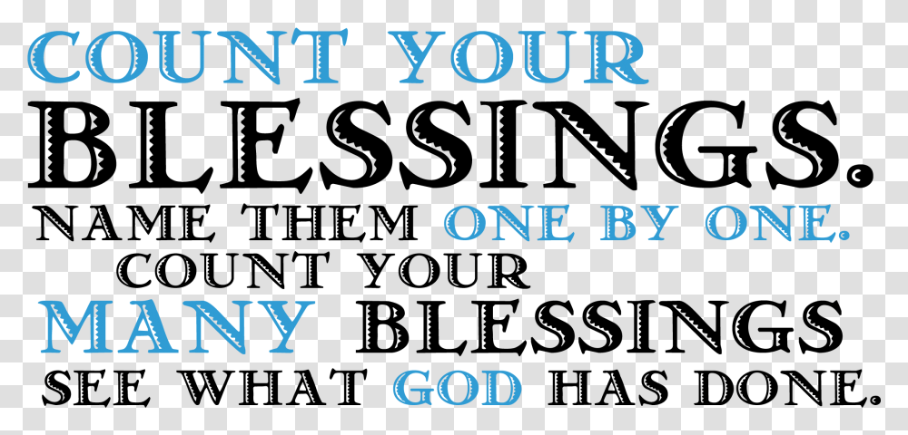 Blessings Clipart Blessed And Highly Favored, Alphabet, Word, Number Transparent Png