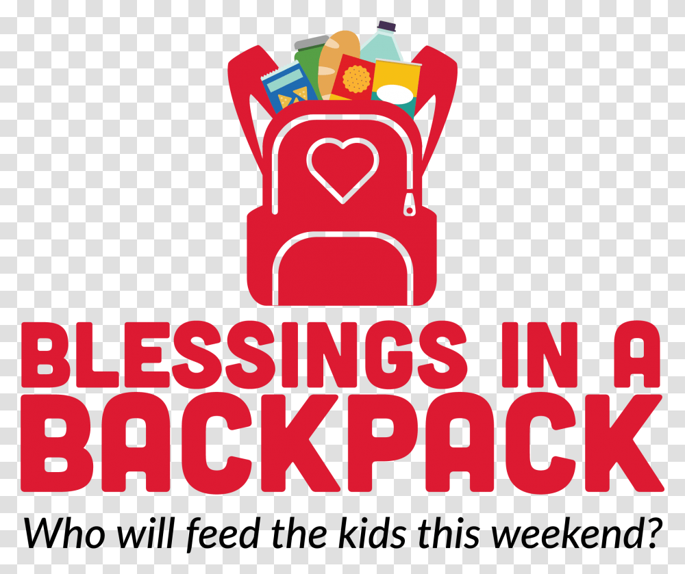 Blessings In A Backpack, Logo, Advertisement Transparent Png