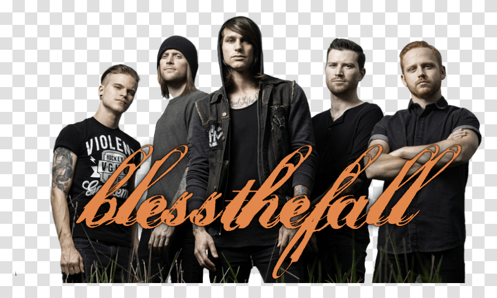 Blessthefall Bless The Fall, Clothing, Person, Jacket, Coat Transparent Png