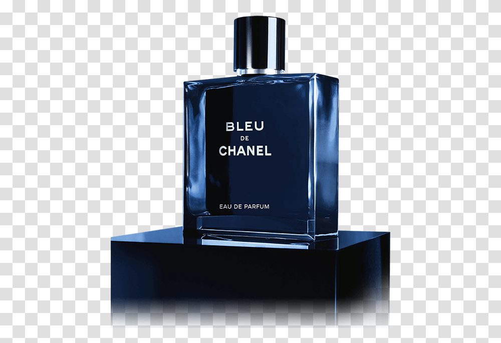 Bleu De Chanel Eau De Parfum Bleu De Chanel Eau De Parfum, Bottle, Cosmetics, Perfume, Aftershave Transparent Png