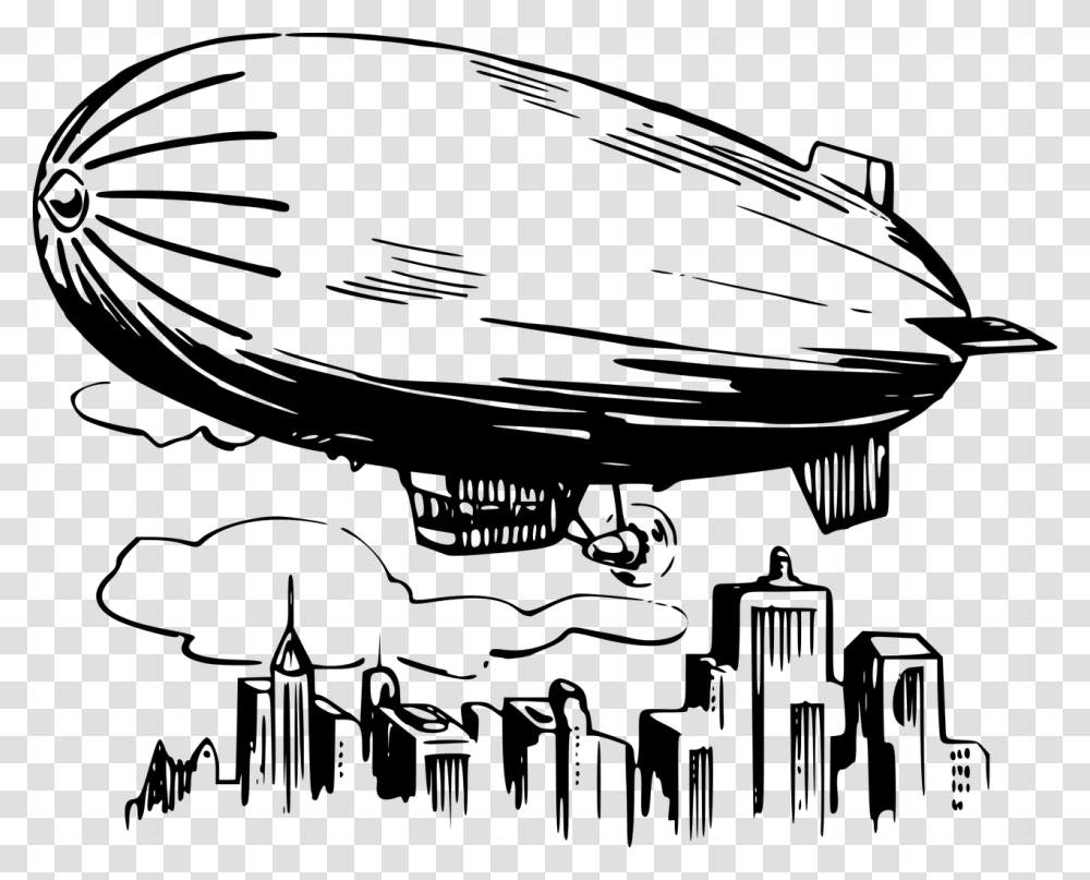 Blimp Clipart, Gray, World Of Warcraft Transparent Png