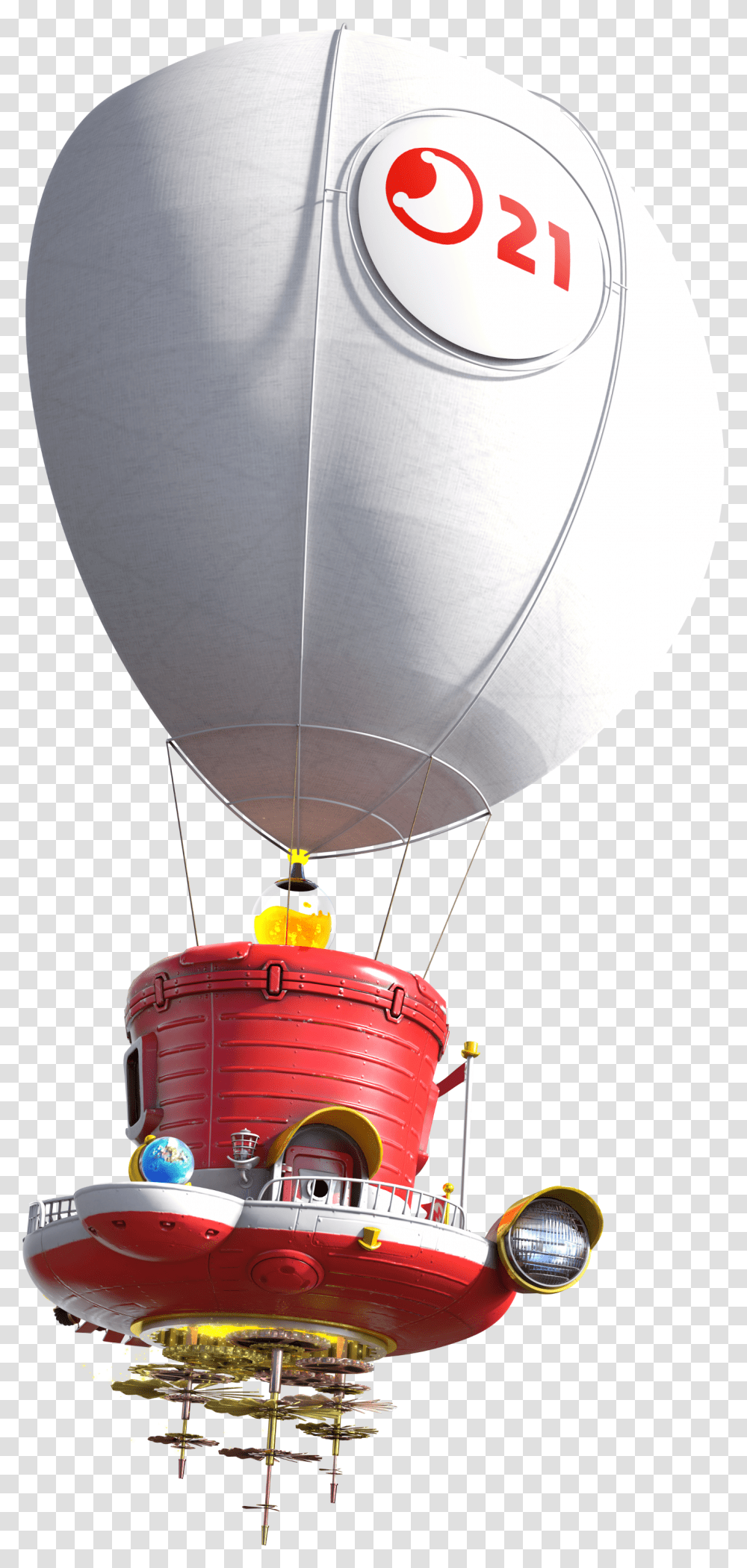 Blimp, Hot Air Balloon, Aircraft, Vehicle, Transportation Transparent Png