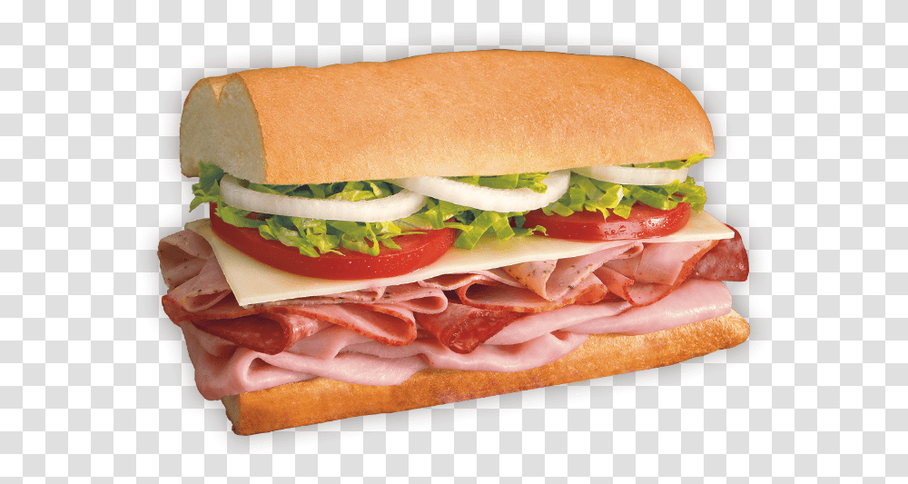 Blimpie Best Blimpie Sub Tuna Sandwich, Burger, Food, Pork, Ham Transparent Png