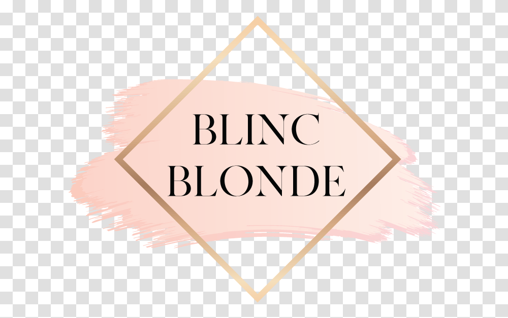 Blinc Blonde Triangle, Label, Outdoors, Nature Transparent Png