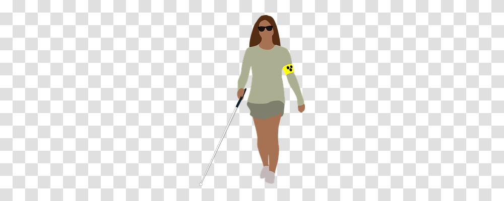 Blind Person, Bow, Stick Transparent Png
