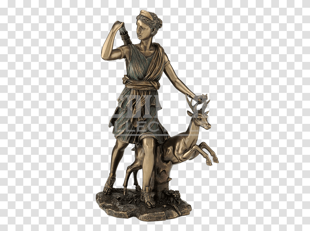 Blindfolded Greek Goddess Artemis Greek Goddess Statue, Person, Human, Sculpture, Horse Transparent Png