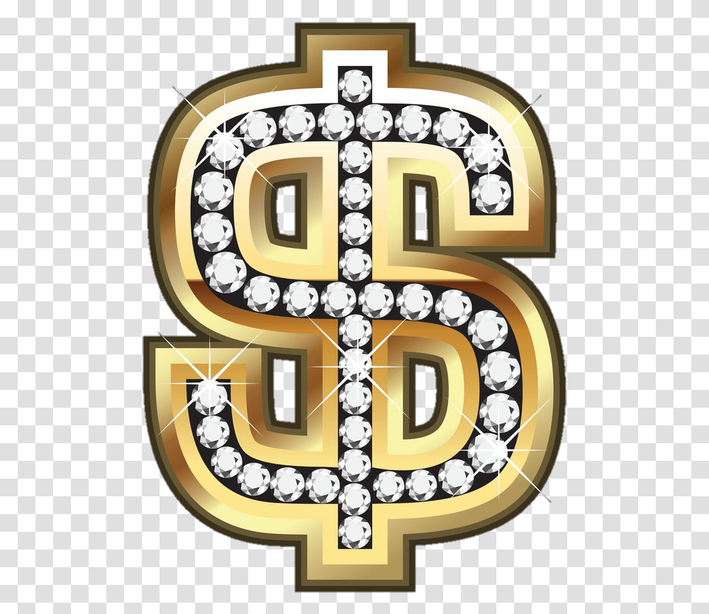 Bling Dollar Sign, Number, Alphabet Transparent Png