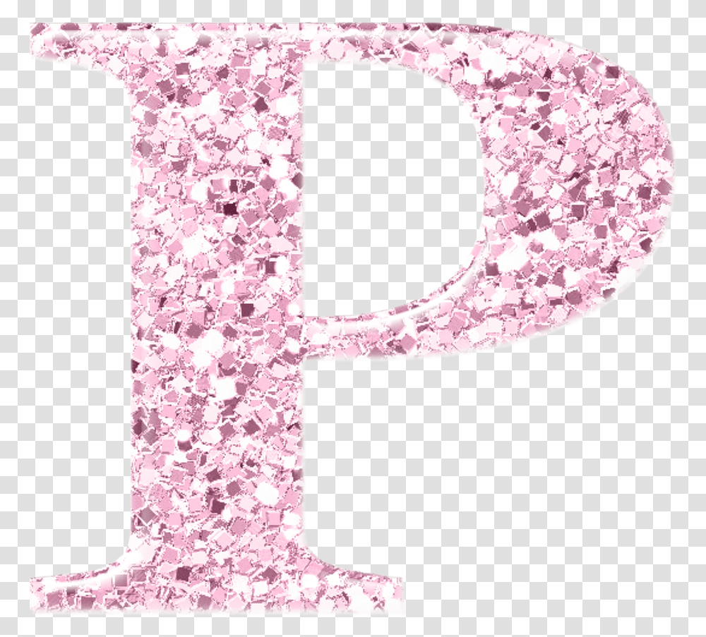 Bling Rosa Pastel Pink Glitter Letters, Alphabet, Number Transparent Png