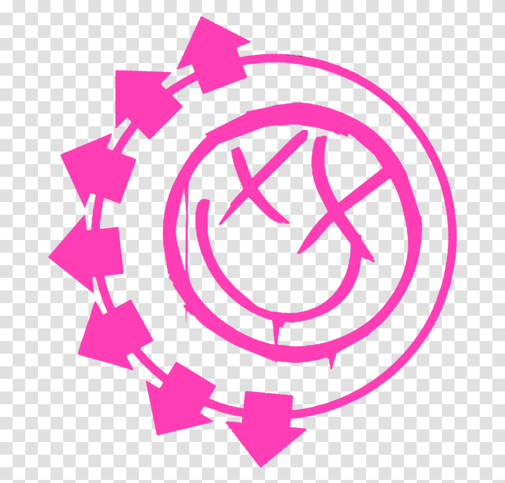 Blink 182 Smiley Blink 182 Logo, Trademark, Spiral Transparent Png